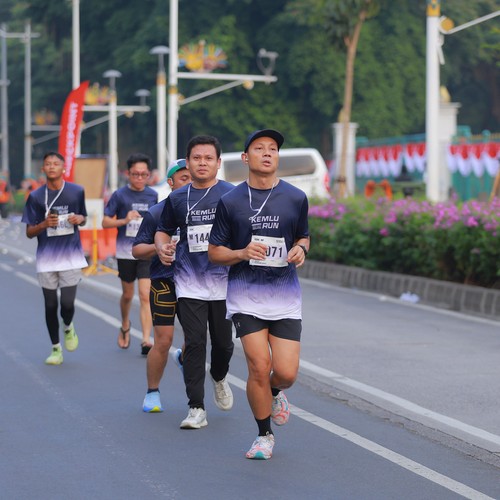 Race photo from KEMLU RUN 2026