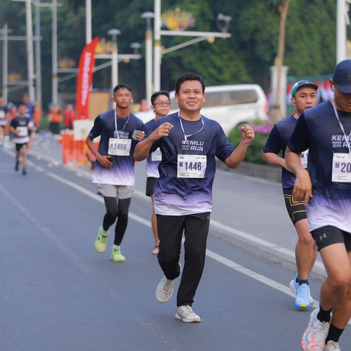 Race photo from KEMLU RUN 2026