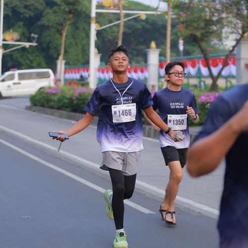 Race photo from KEMLU RUN 2026