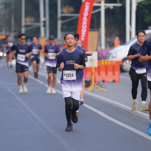 Race photo from KEMLU RUN 2026