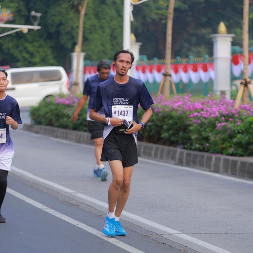 Race photo from KEMLU RUN 2026