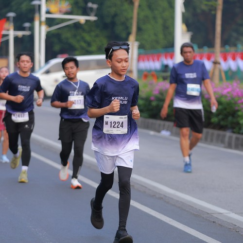 Race photo from KEMLU RUN 2026