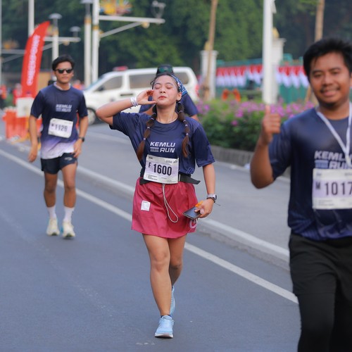 Race photo from KEMLU RUN 2026
