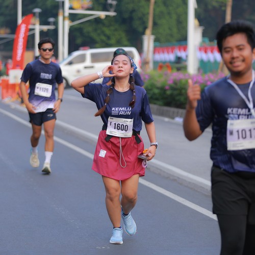 Race photo from KEMLU RUN 2026