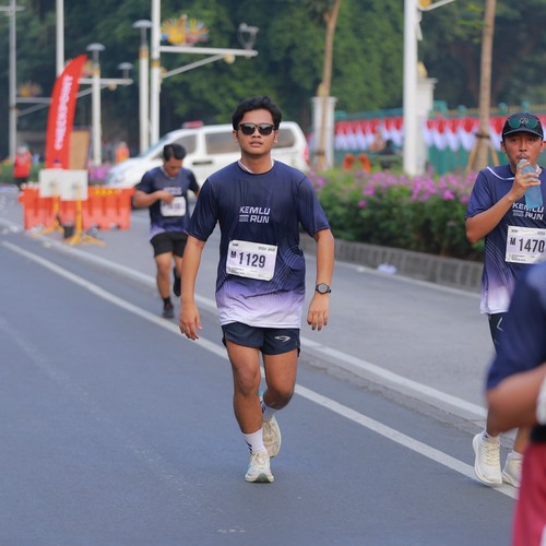 Race photo from KEMLU RUN 2026