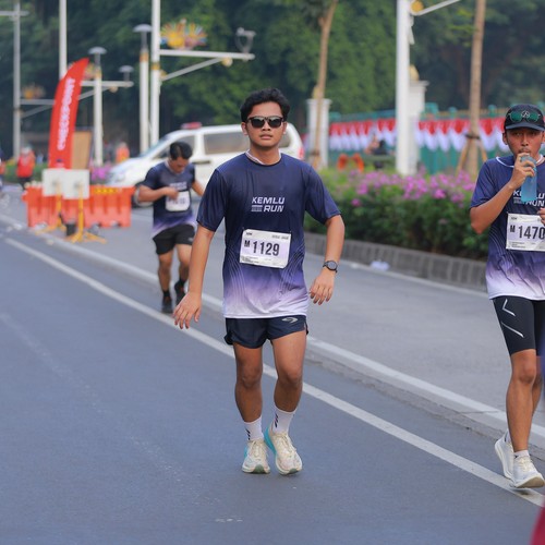 Race photo from KEMLU RUN 2026