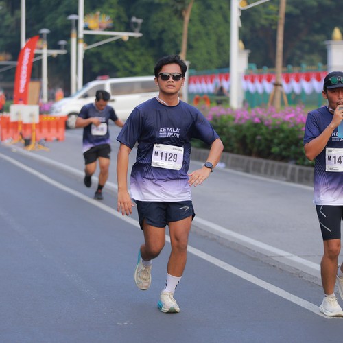 Race photo from KEMLU RUN 2026