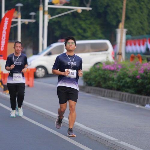 Race photo from KEMLU RUN 2026