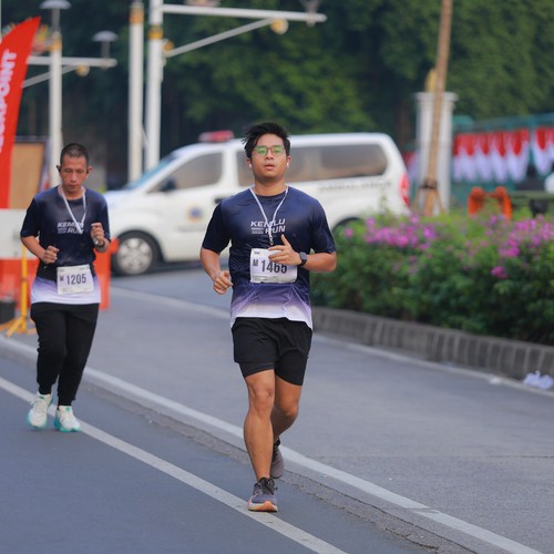 Race photo from KEMLU RUN 2026