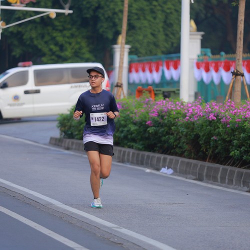 Race photo from KEMLU RUN 2026