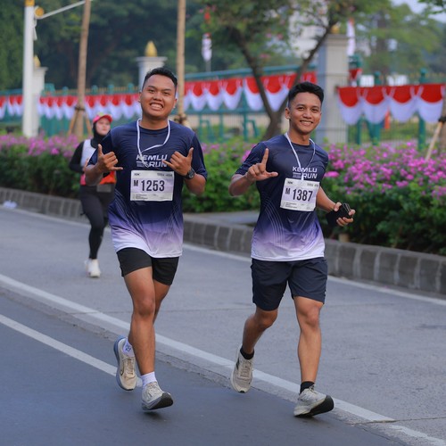 Race photo from KEMLU RUN 2026