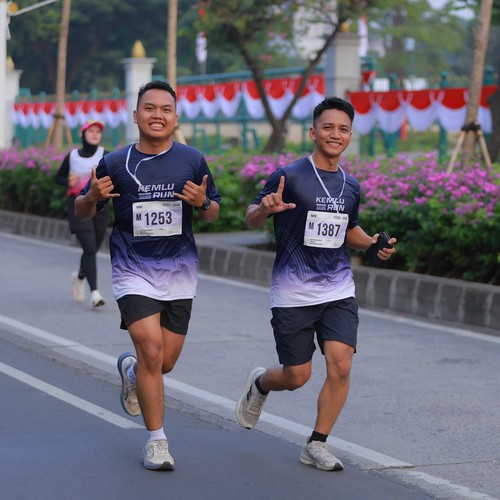 Race photo from KEMLU RUN 2026