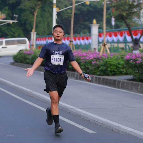 Race photo from KEMLU RUN 2026