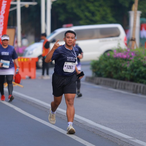 Race photo from KEMLU RUN 2026