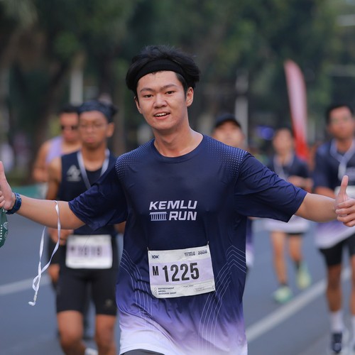 Race photo from KEMLU RUN 2026