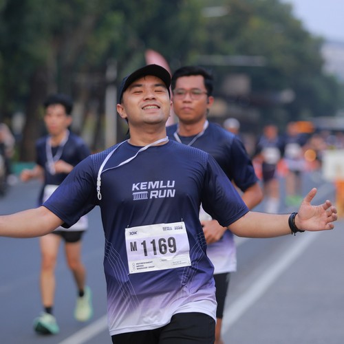 Race photo from KEMLU RUN 2026