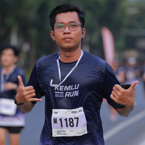 Race photo from KEMLU RUN 2026