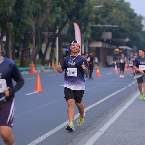 Race photo from KEMLU RUN 2026