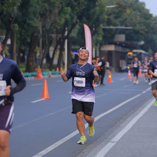 Race photo from KEMLU RUN 2026