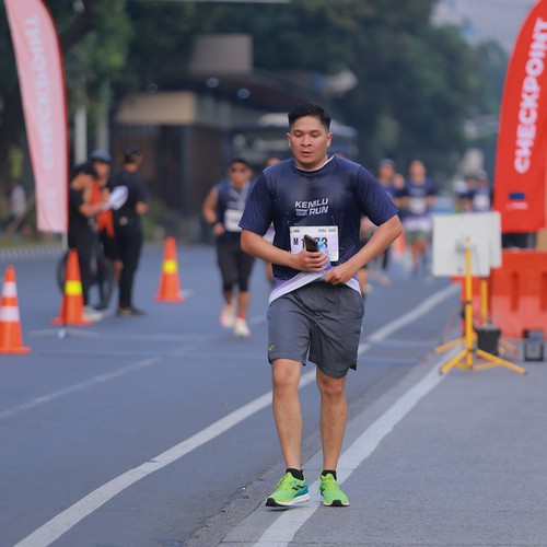 Race photo from KEMLU RUN 2026