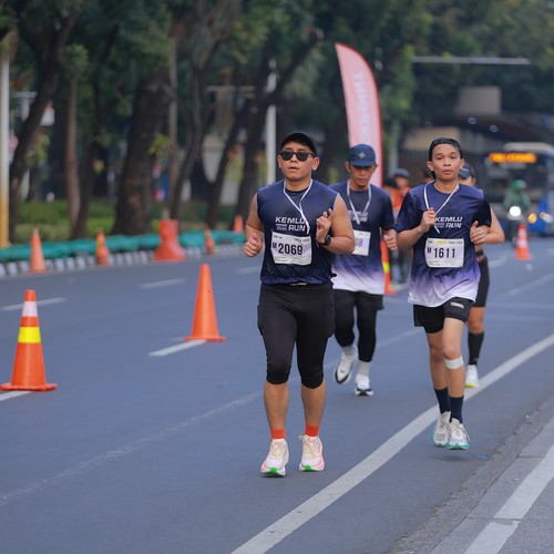 Race photo from KEMLU RUN 2026