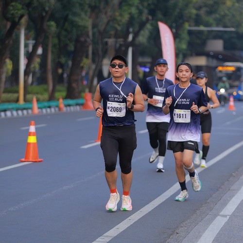 Race photo from KEMLU RUN 2026