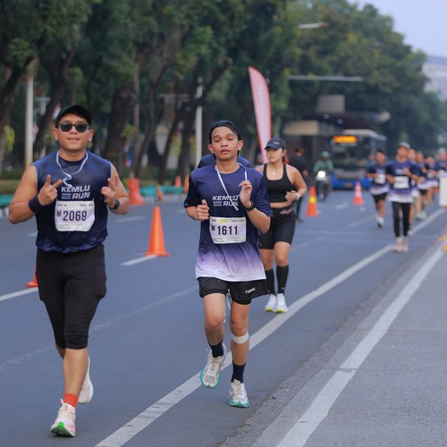 Race photo from KEMLU RUN 2026