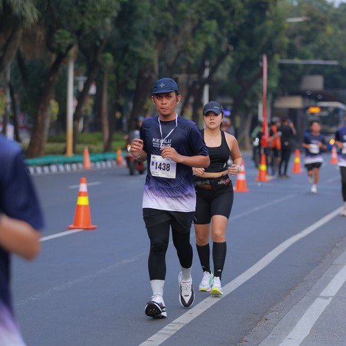 Race photo from KEMLU RUN 2026