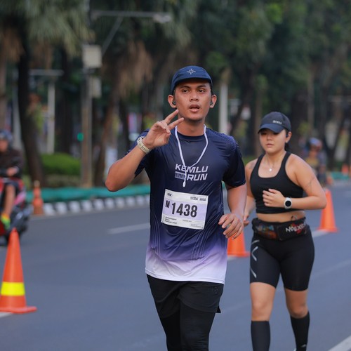 Race photo from KEMLU RUN 2026