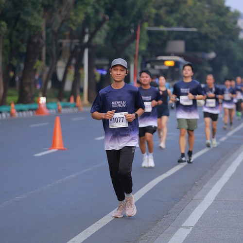 Race photo from KEMLU RUN 2026