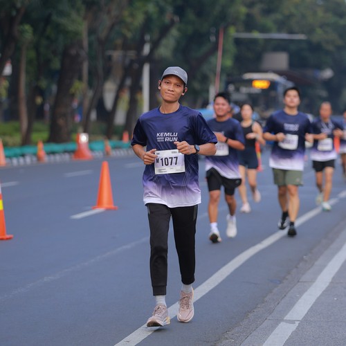 Race photo from KEMLU RUN 2026