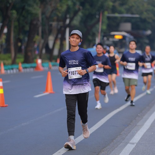Race photo from KEMLU RUN 2026