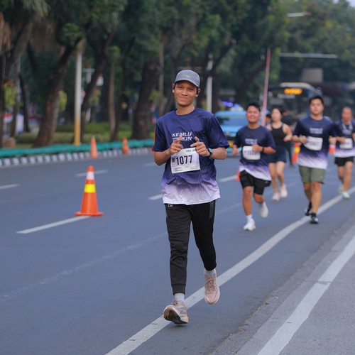 Race photo from KEMLU RUN 2026