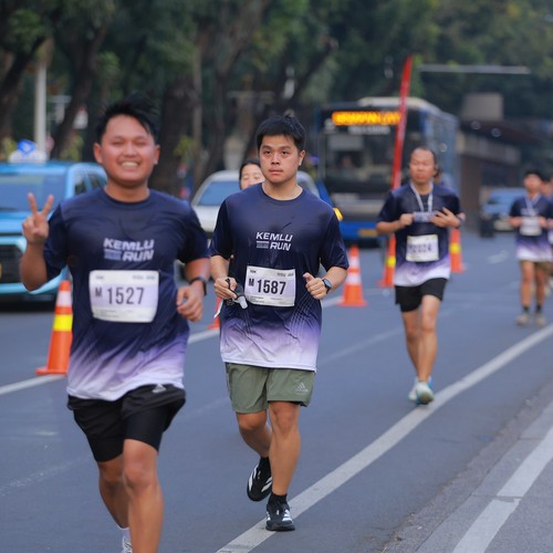 Race photo from KEMLU RUN 2026