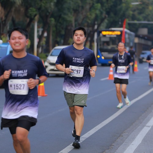 Race photo from KEMLU RUN 2026