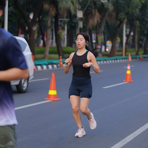 Race photo from KEMLU RUN 2026