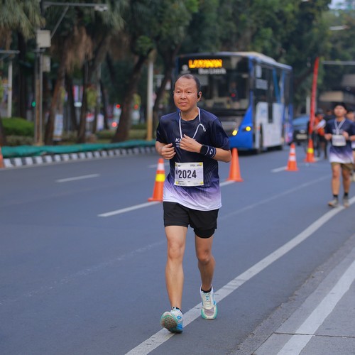 Race photo from KEMLU RUN 2026