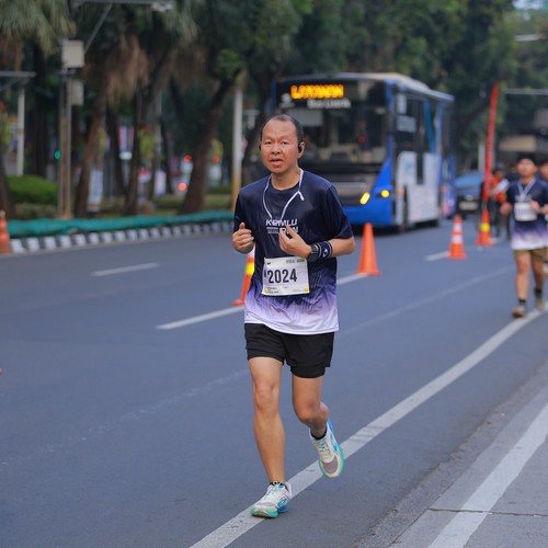 Race photo from KEMLU RUN 2026