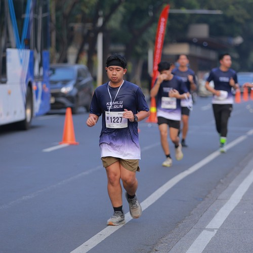 Race photo from KEMLU RUN 2026