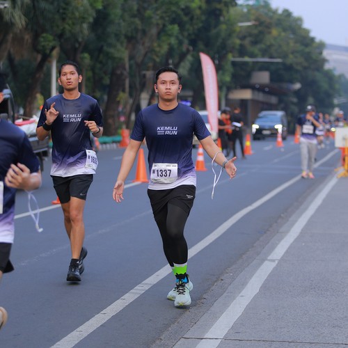 Race photo from KEMLU RUN 2026