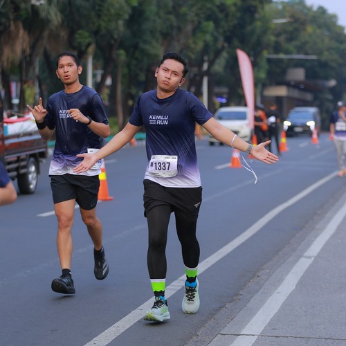 Race photo from KEMLU RUN 2026