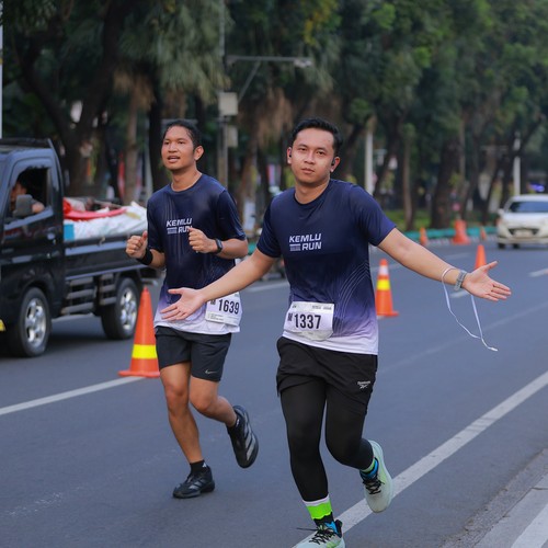 Race photo from KEMLU RUN 2026