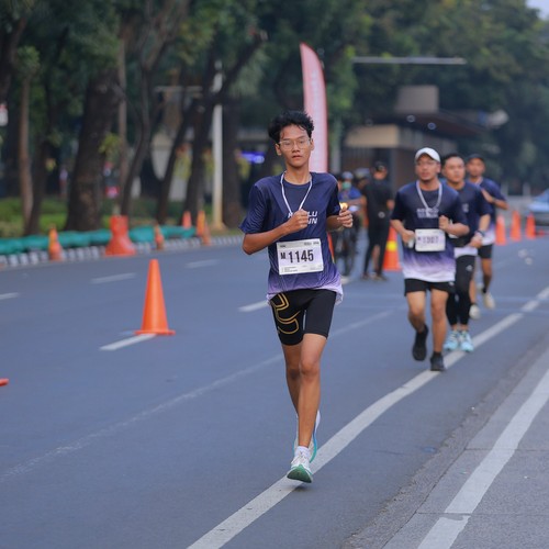 Race photo from KEMLU RUN 2026