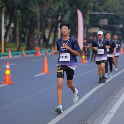 Race photo from KEMLU RUN 2026
