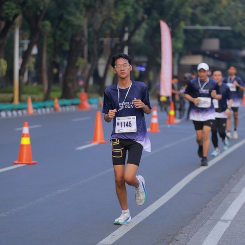 Race photo from KEMLU RUN 2026