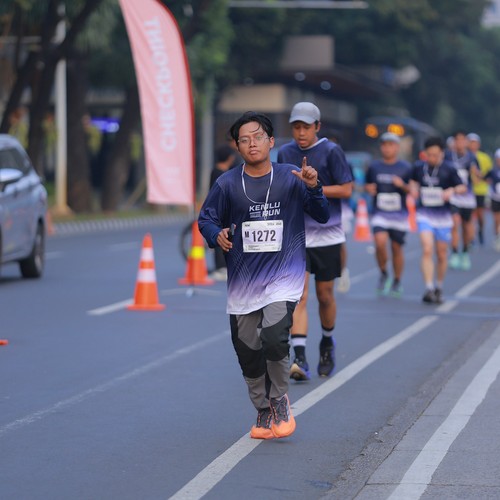 Race photo from KEMLU RUN 2026