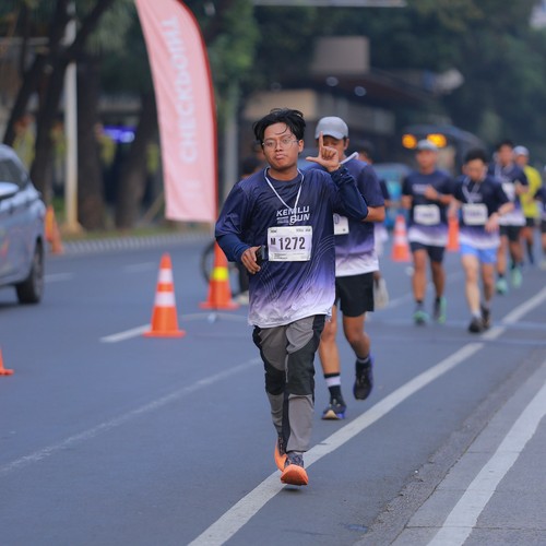 Race photo from KEMLU RUN 2026