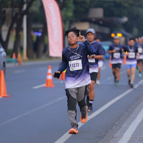 Race photo from KEMLU RUN 2026