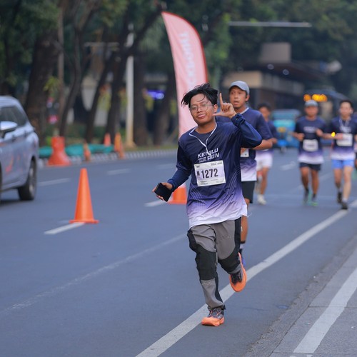 Race photo from KEMLU RUN 2026