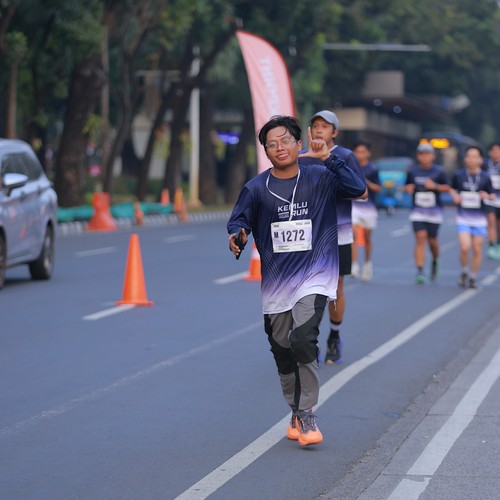 Race photo from KEMLU RUN 2026